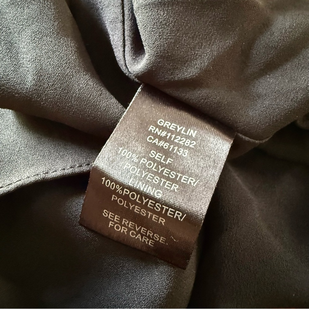 GREYLIN Black Ruffle Sleeve Top - Picture 5 of 5